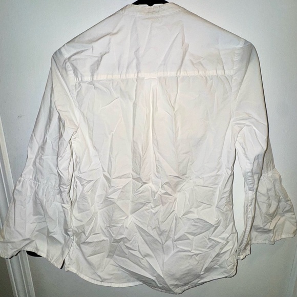 Boden White/Cream Button Up Blouse Floral Embroidery - Picture 8 of 10